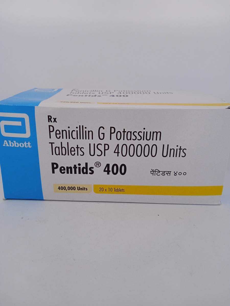 PENTIDS 400 MG 10 TABLETS | Penicillin G Potassium Antibiotic