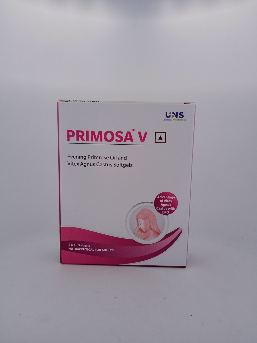 PRIMOSA V-15 SOFTGELS | Evening Primrose Oil & Vitex Supplement