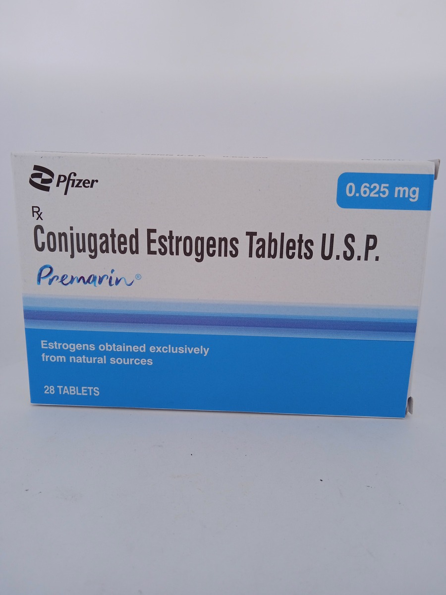 PREMARIN 0.625 MG TABLETS (Conjugated Estrogens 0.625mg) Hormone Therapy
