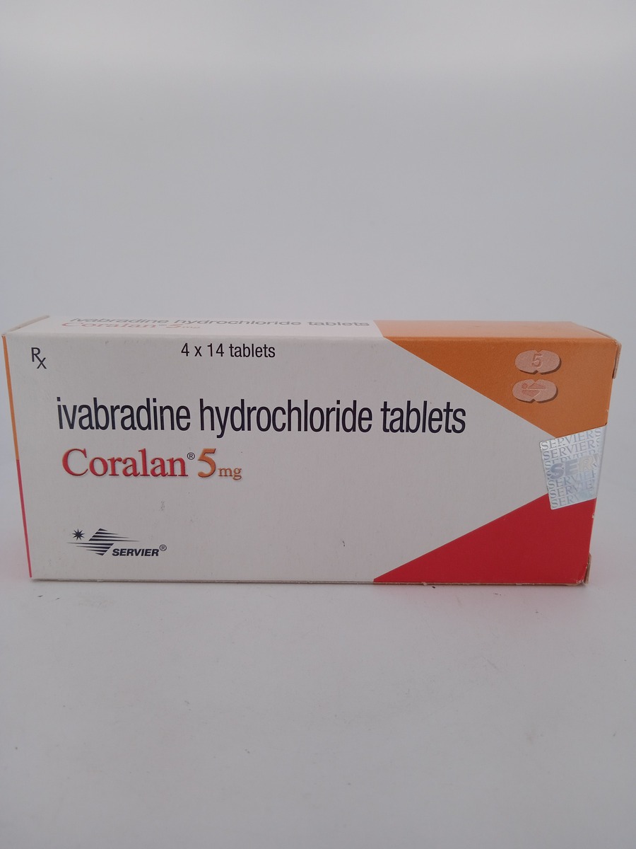CORALAN 5 MG 14 TABLETS | Ivabradine Heart Rate Medicine