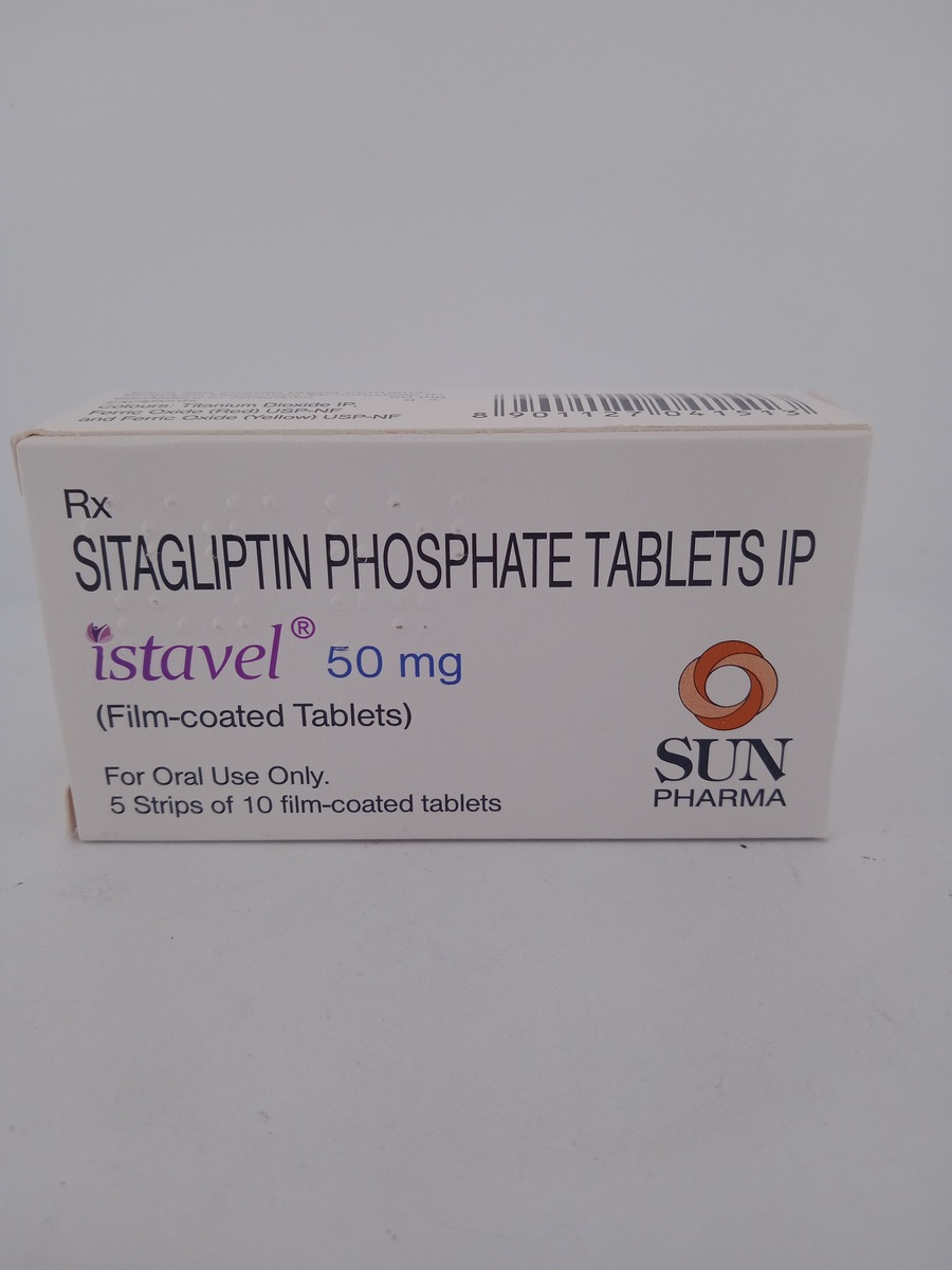 ISTAVEL 50 MG 10 TABLETS | Sitagliptin 50mg for Type 2 Diabetes