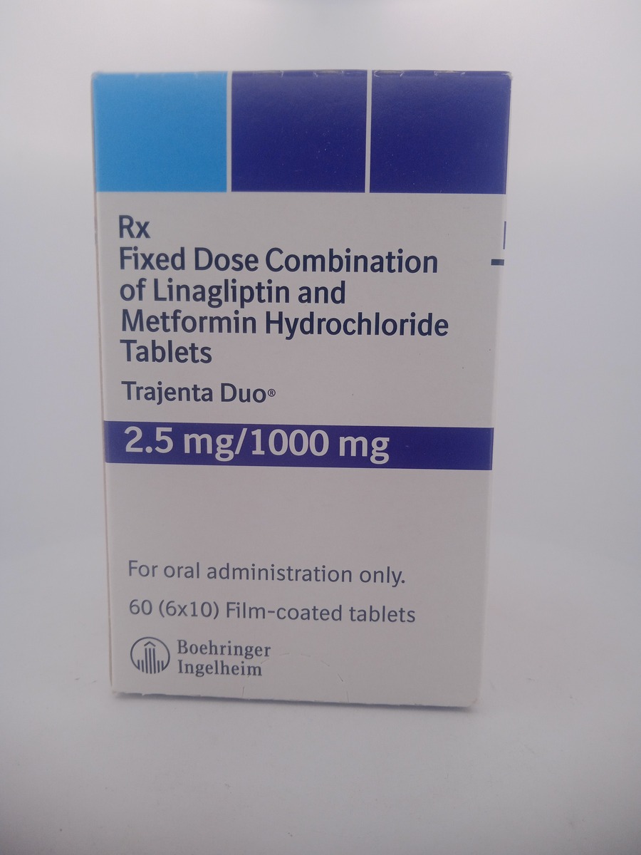 TRAJENTA DUO 2.5/1000 MG 10 TABLETS | Linagliptin Metformin