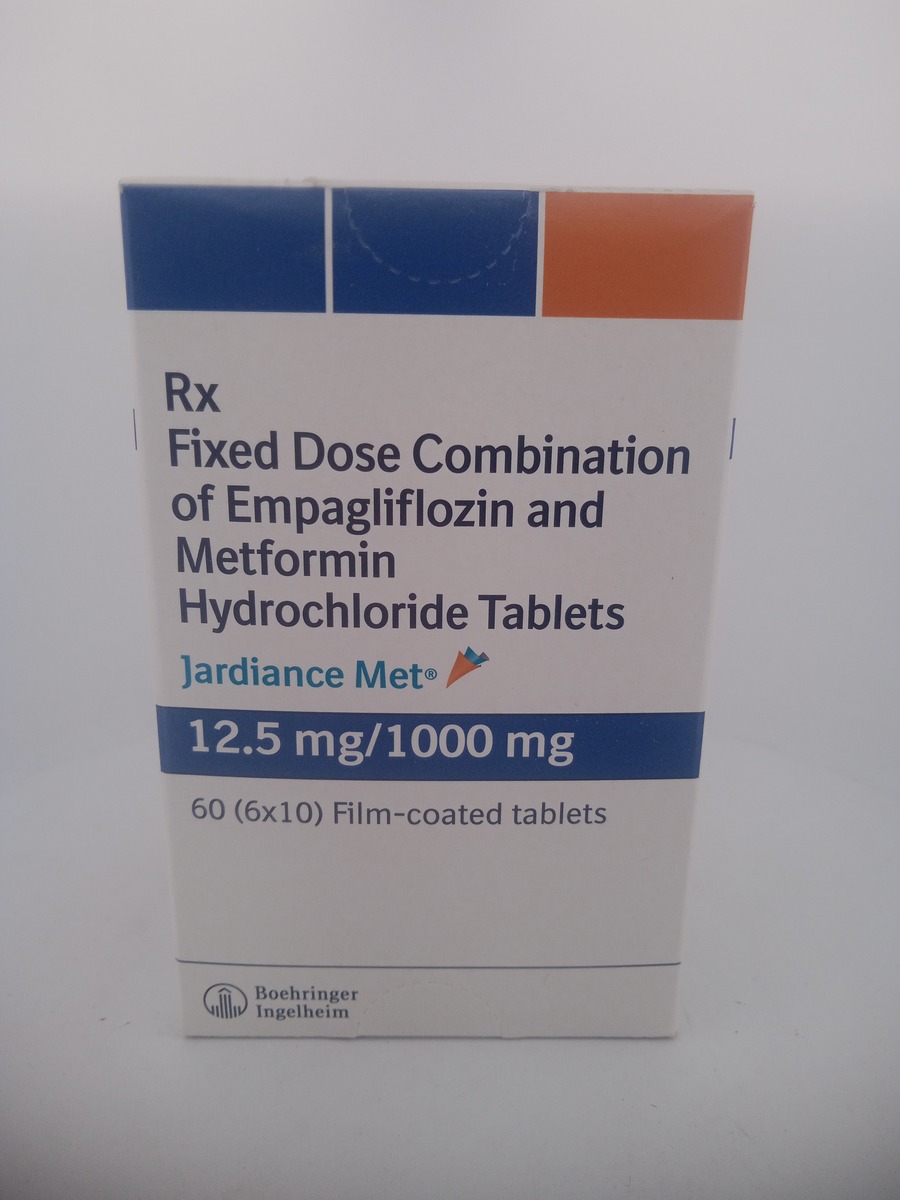 JARDIANCE MET 12.5MG/1000MG Tablets (Empagliflozin + Metformin)