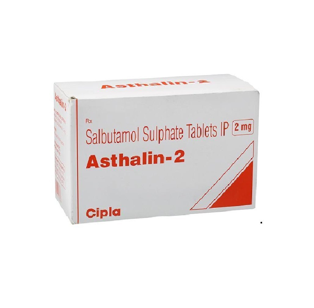 ASTHALIN 2mg (Salbutamol) - 45 Tablet