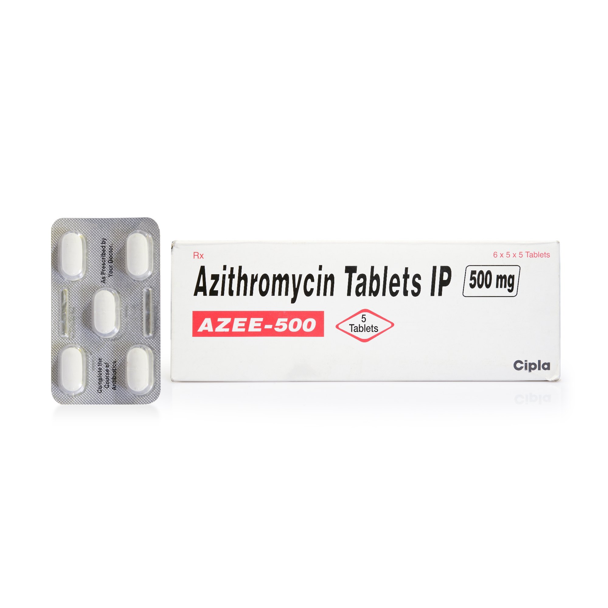 AZEE 500MG (Azithromycin 500mg) - 5 Tablet