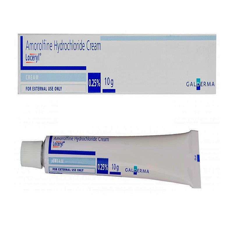 LOCERYL CREAM 0.25% 10GM (Amorolfine 0.25%) Antifungal Cream.