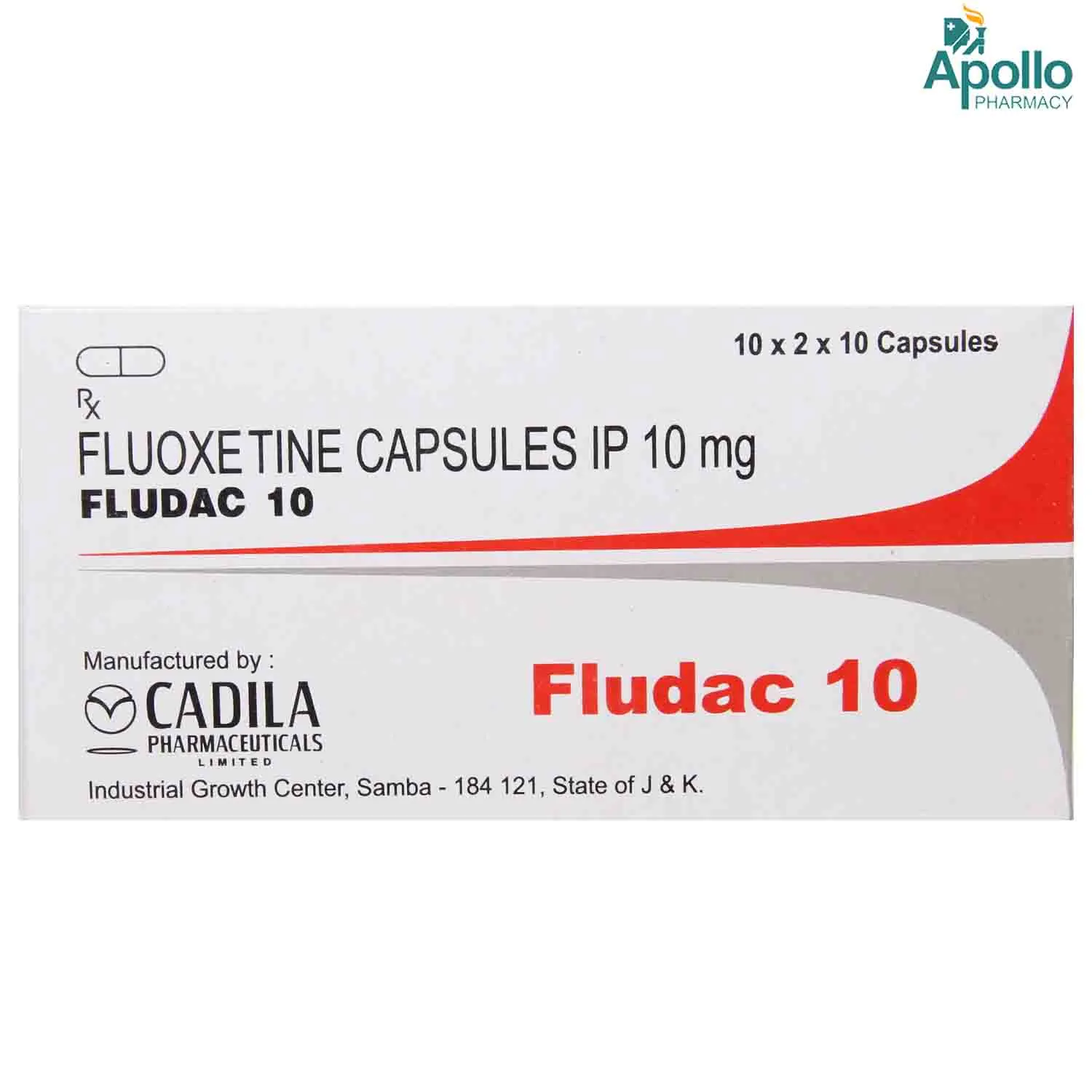 FLUDAC 10MG CAPSULE (Fluoxetine 10mg) Antidepressant Guide.
