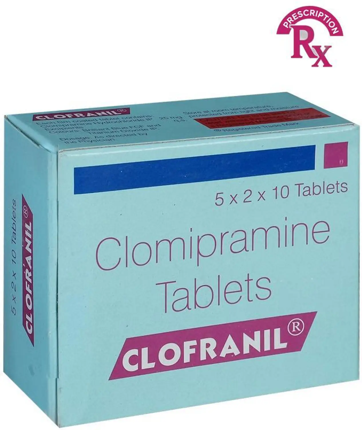 CLOFRANIL 25MG TABLETS | Clomipramine Antidepressant Guide.