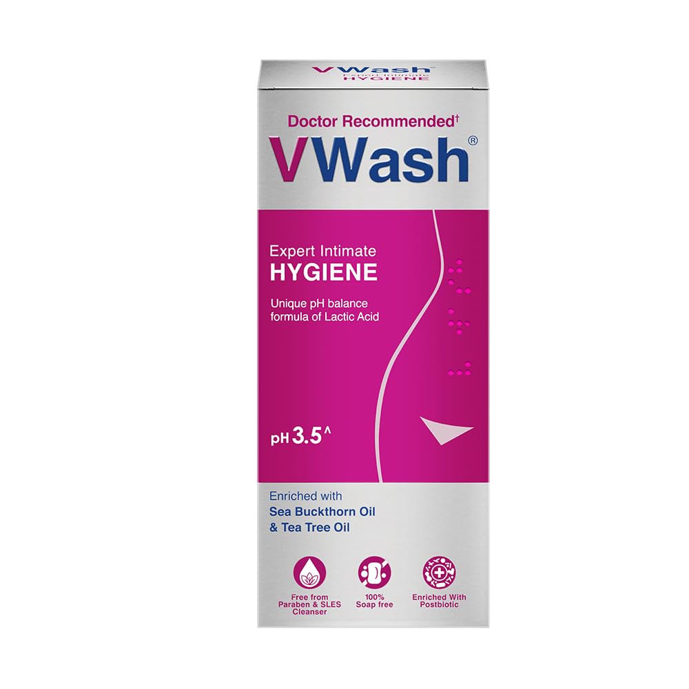 VWASH INTIMATE HYGIENE WASH 100ML | Daily Feminine Care Wash.