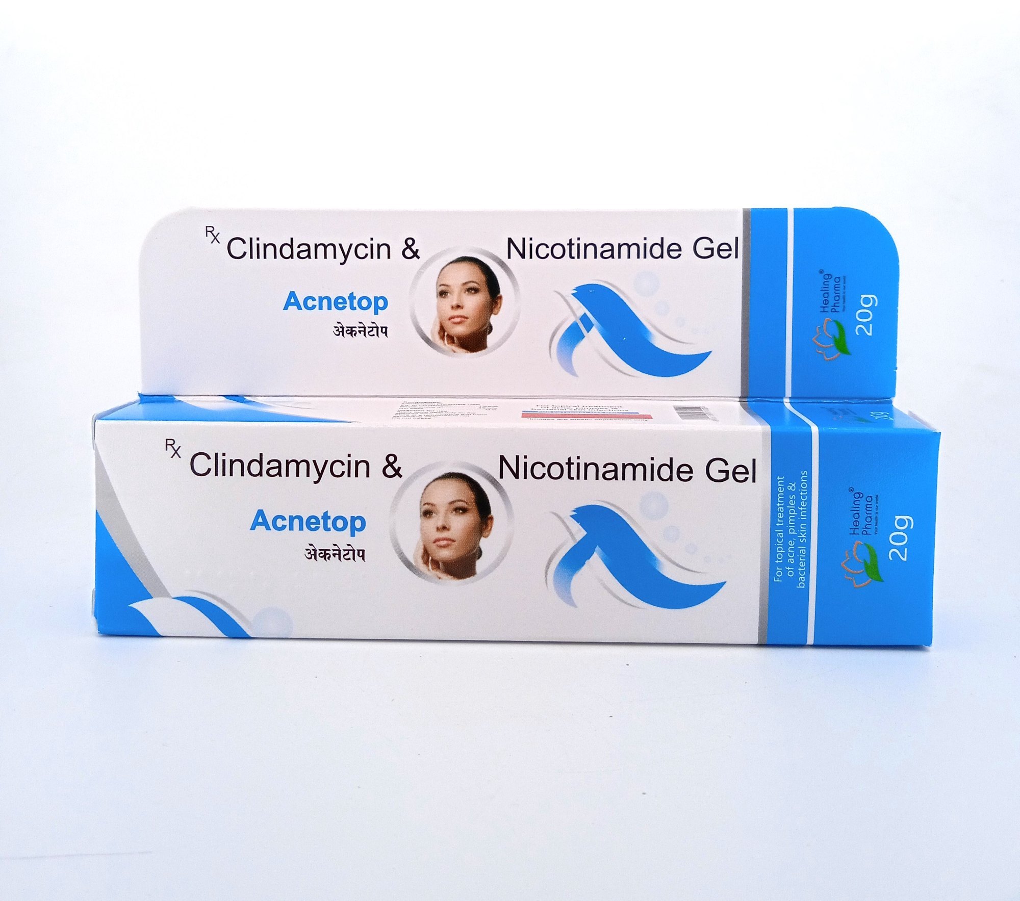 ACNETOP CREAM 20G | Clindamycin & Nicotinamide Acne Gel.