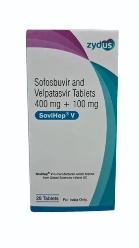 SOVIHEP V 28 TABLETS | Sofosbuvir 400mg + Velpatasvir 100mg