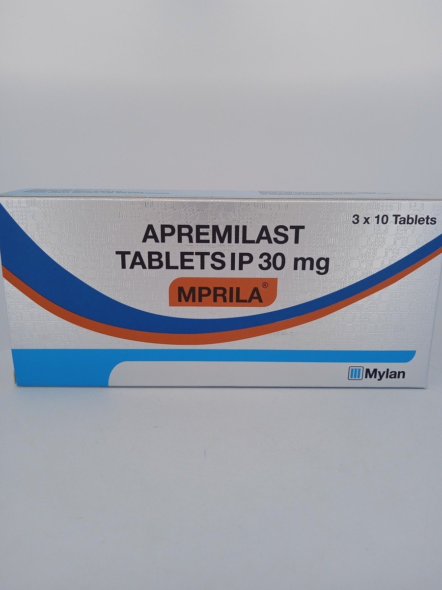 MPRILA 30 MG 10 TABLETS | Apremilast PDE4 Inhibitor Medicine.