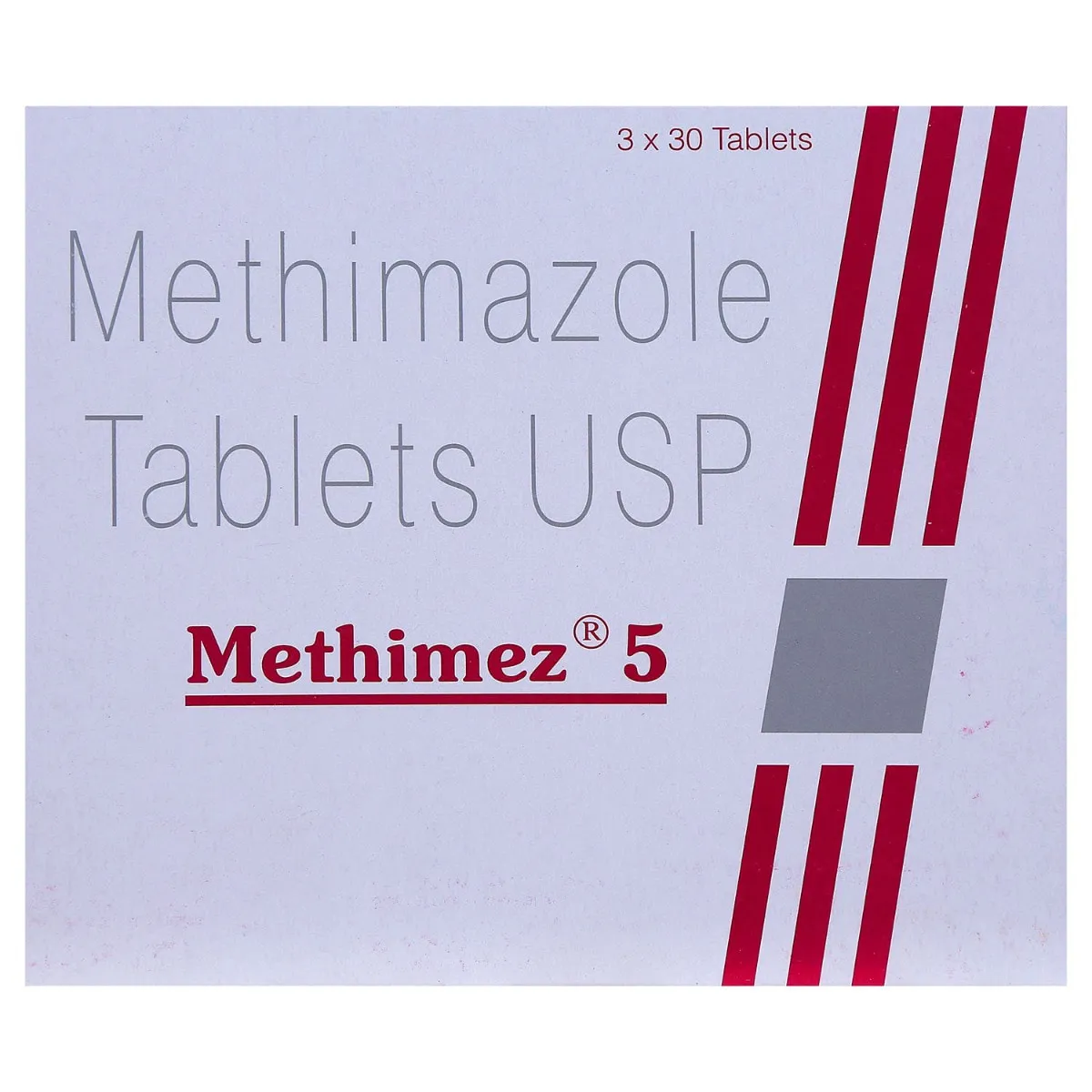 METHIMEZ 5 MG 30 TABLETS | Methimazole for Hyperthyroidism Treatment