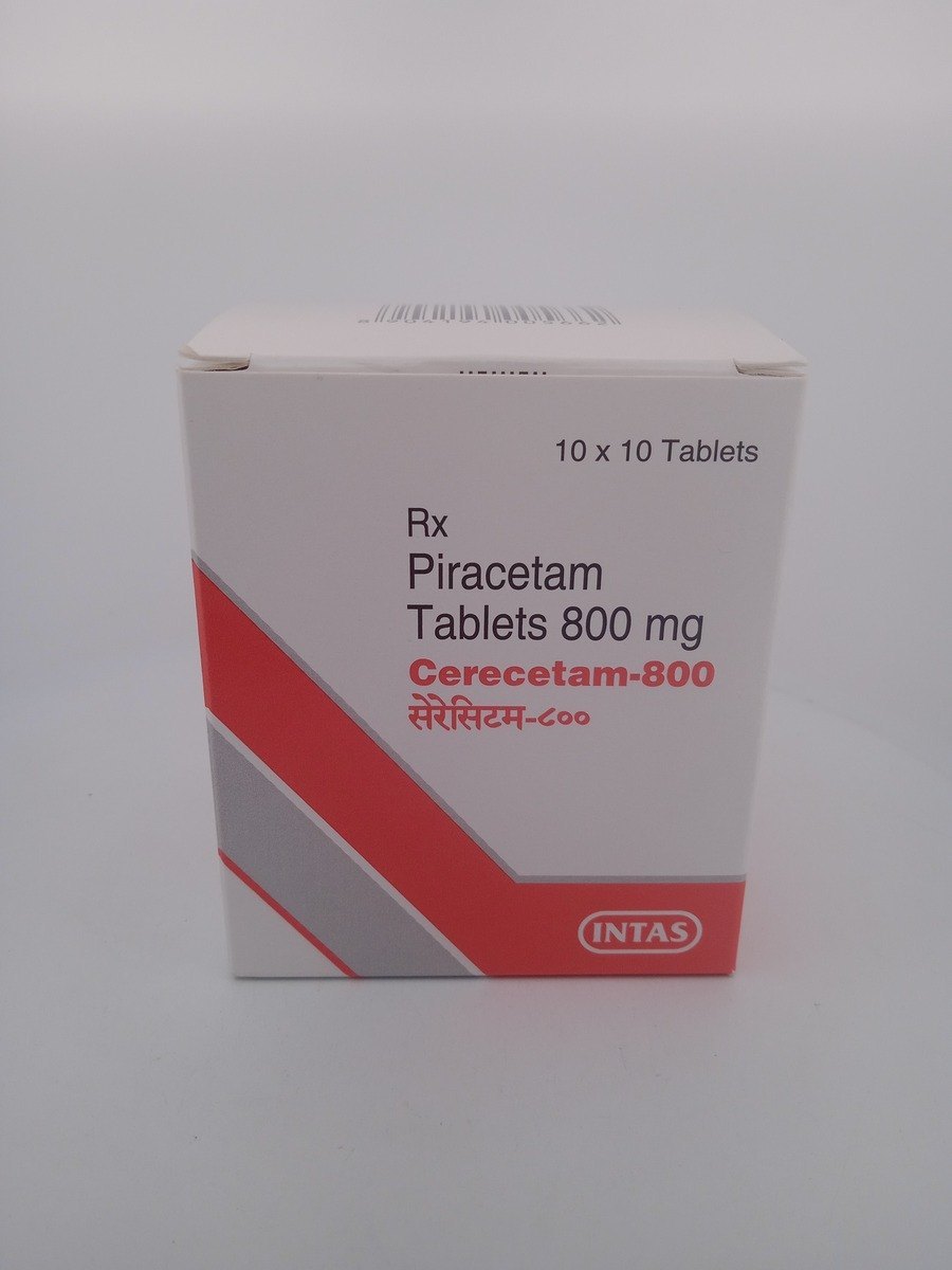 CERECETAM 800 Tablet 10's | Piracetam 800 mg Memory Support