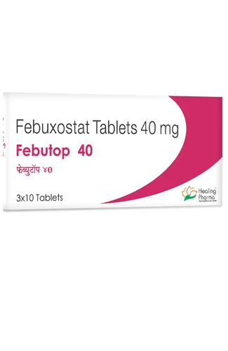 FEBUTOP 40MG TABLET (Febuxostat 40mg) Gout Treatment Guide.
