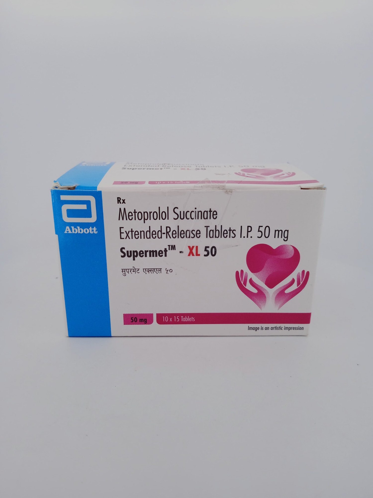 SUPERMET XL 50 MG 15 TABLETS | Metoprolol Succinate ER for Hypertension