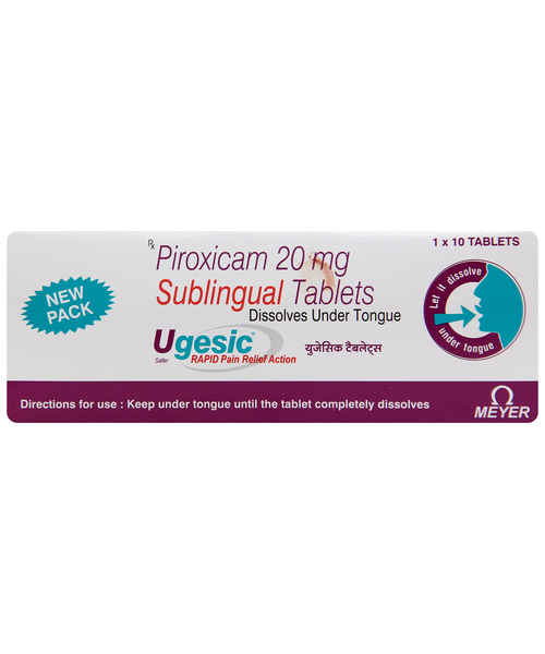 UGESIC 20 MG 10 TABLETS | Piroxicam NSAID Pain Relief Medicine.