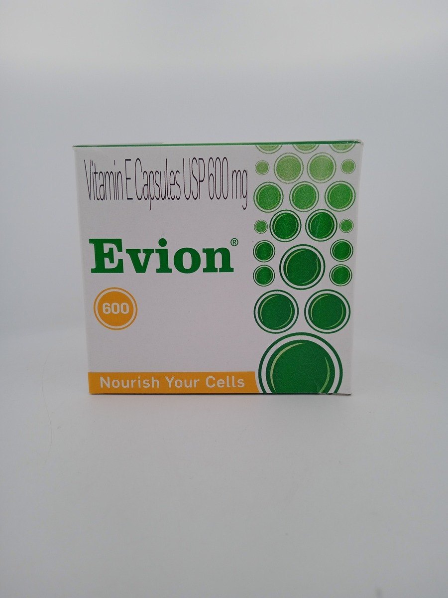 EVION 600 MG 10 CAPSULES | Vitamin E Antioxidant Supplement.