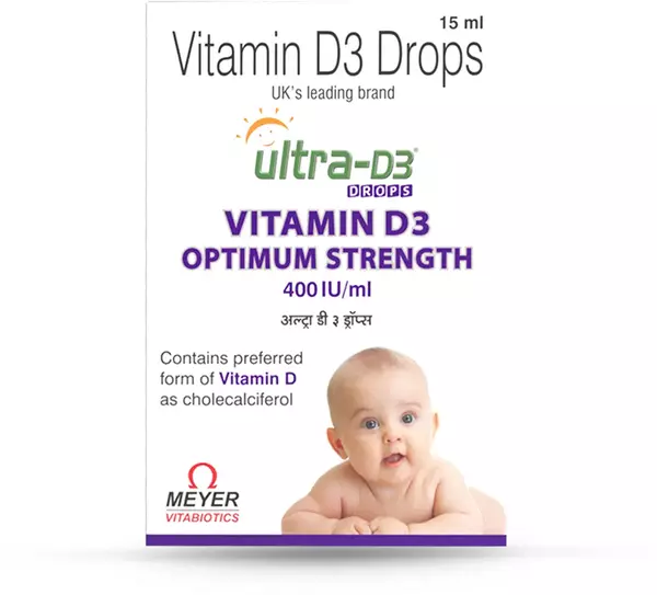 ULTRA-D3 400IU/ML DROPS 15ML | Vitamin D3 Oral Drops for Children